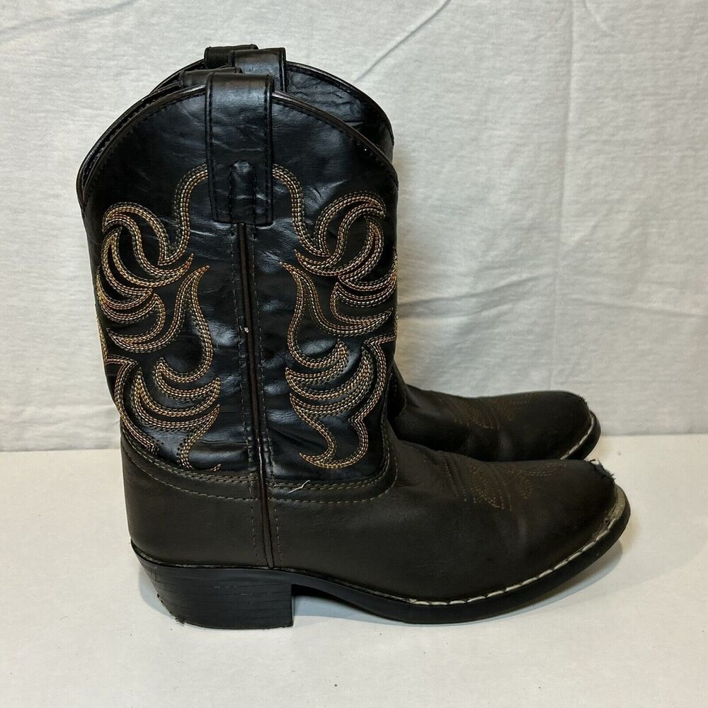 Smoky Mountain Boots Boys Monterey Western Cowboy Brown/Black Size 1.5